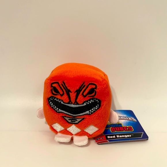 Kawaii Cubes 2” inch min plush Power Rangers bundle of (3) pink black red Ranger - Picture 3 of 4